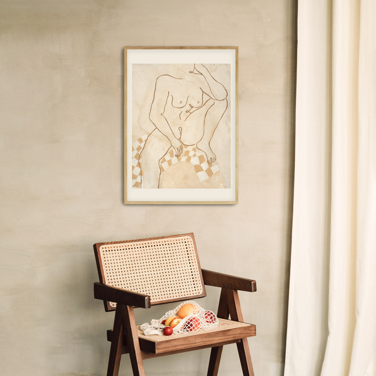 Pondering Lady / Fine Art Print